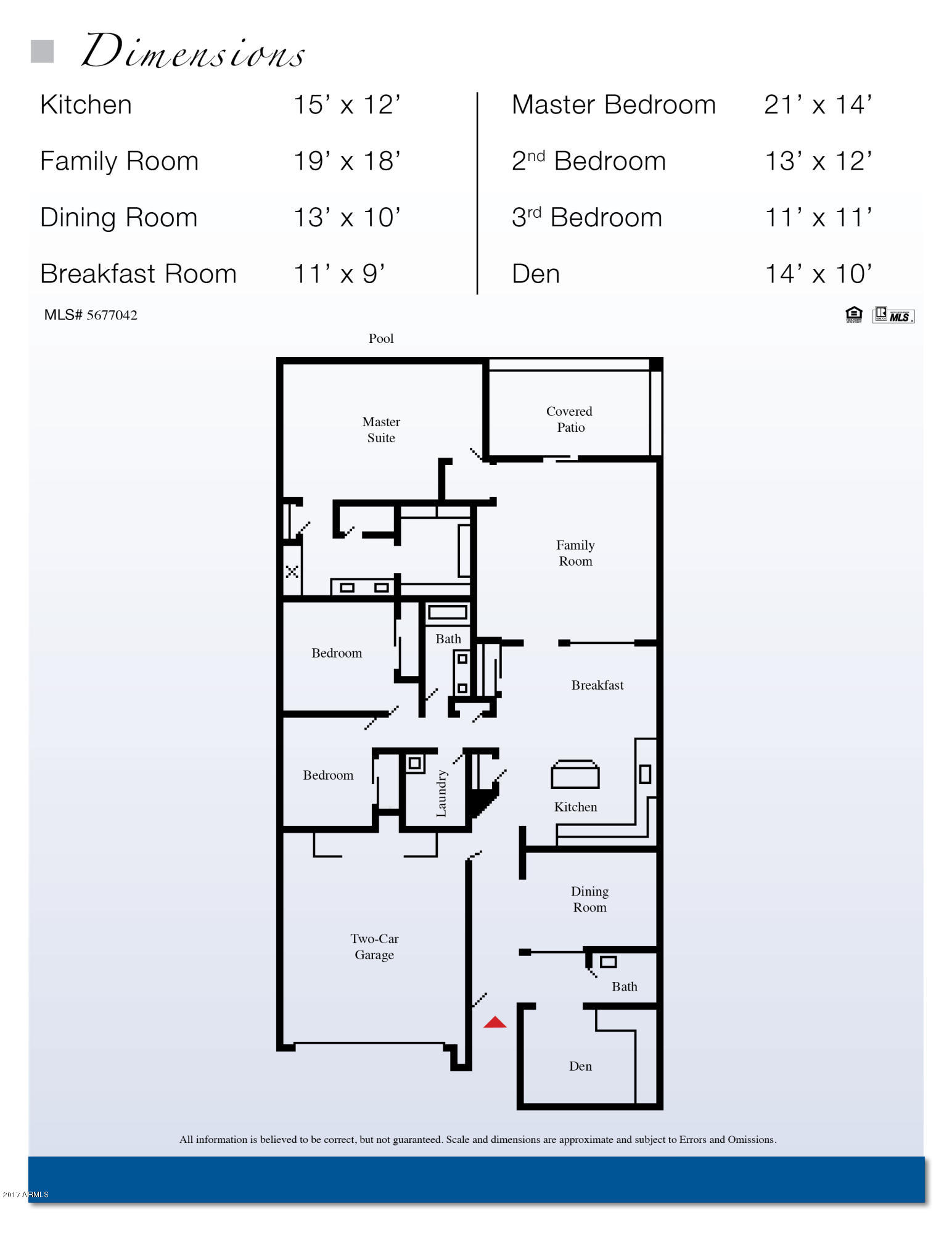 4318 East Folgers Road Phoenix, AZ 85050 - Photo 31 of 31 Floor Plan