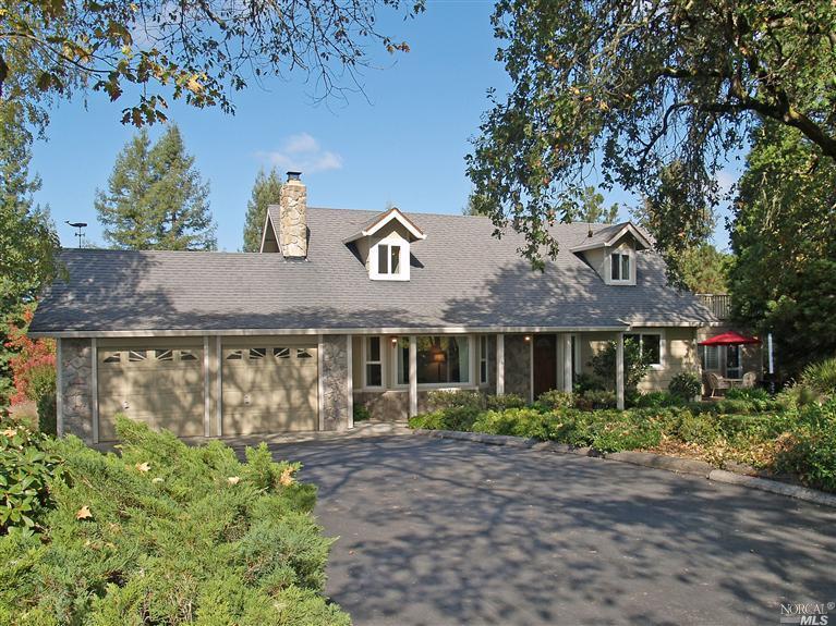 9570 Cherry Ridge Road Sebastopol, CA 95472 - Photo 1 of 1 front view of house with a street