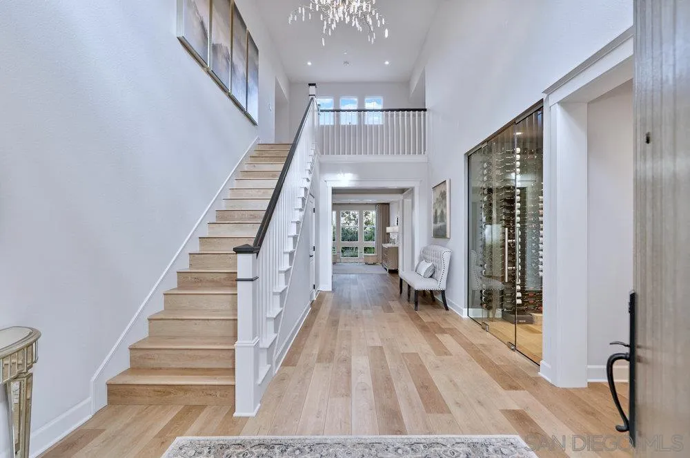 1259 Berryman Canyon Encinitas, CA 92024 - Photo 4 of 36 a view of entryway and hall with wooden floor