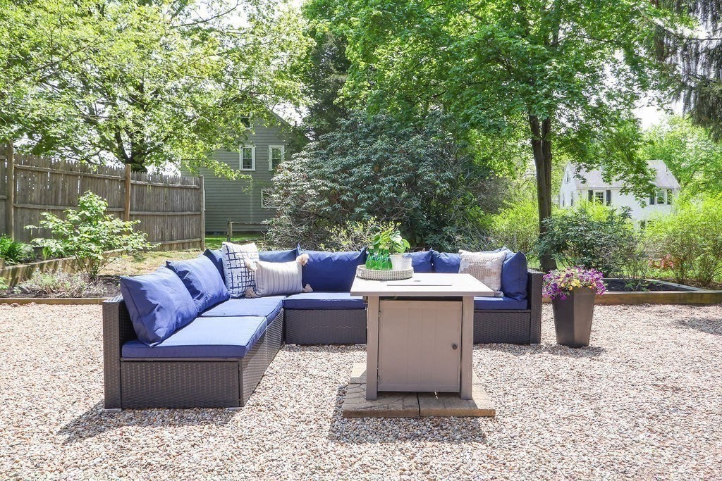 1097 Greendale Avenue Needham, MA 02492 - Photo 30 of 36 a outdoor living space with furniture and garden