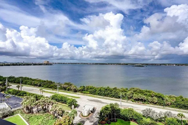 a view of balcony with furniture