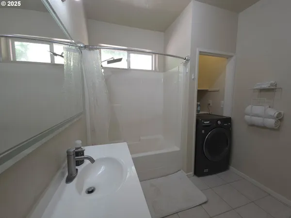 a bathroom with a sink