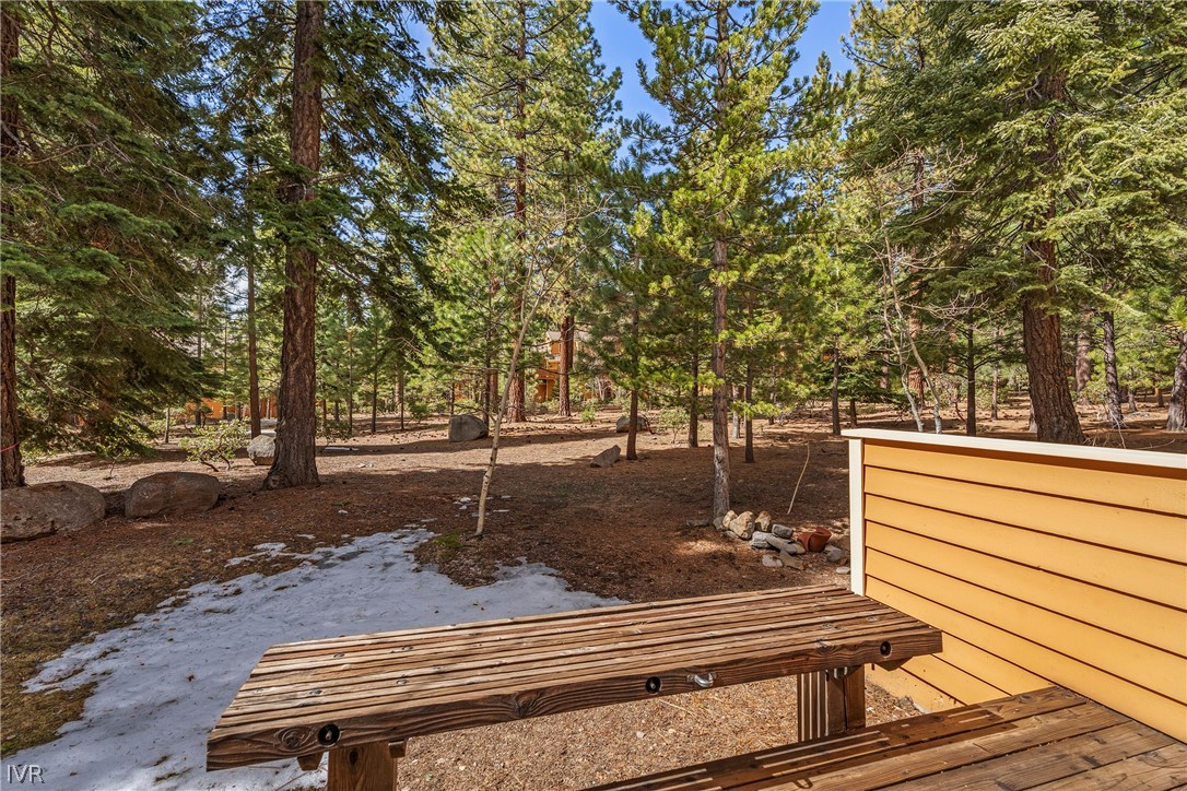 947 Incline Way, Unit 183 Incline Village, NV 89451 - Photo 19 of 37 a view of a bench in a yard