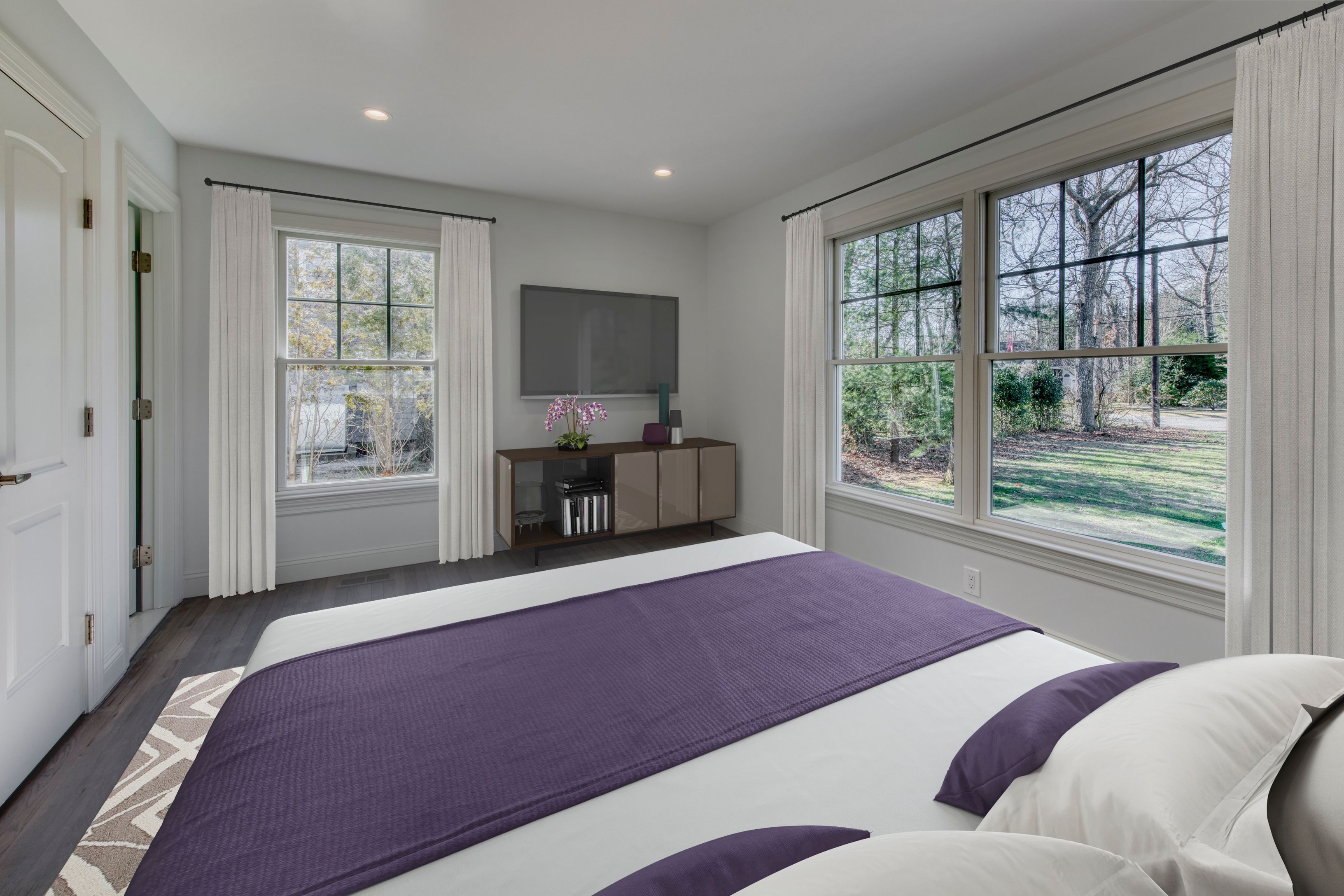 134 Beach Road Westhampton Beach, NY 11978 - Photo 8 of 16 a living room with furniture and a flat screen tv