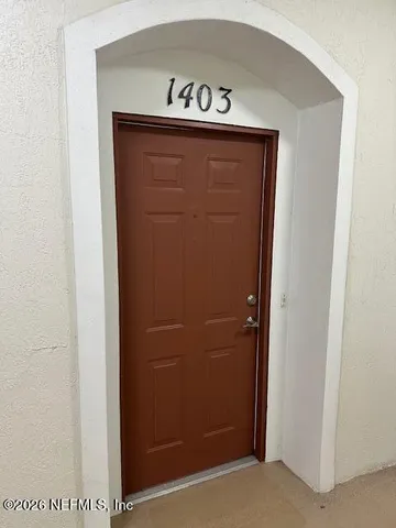 an entryway of a house