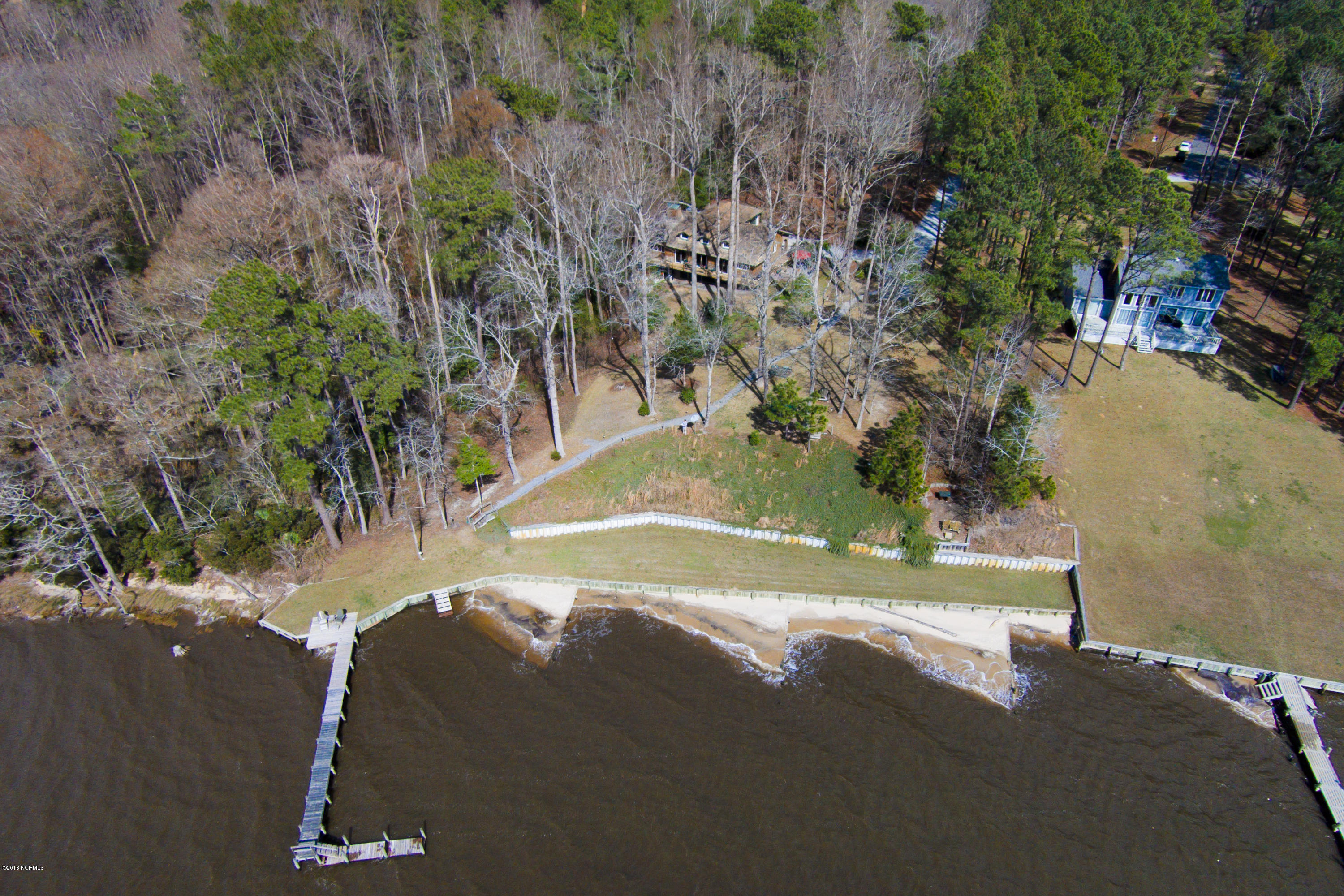 693 Raymond Road Arapahoe, NC 28510 - Photo 29 of 47 Sandy beach with groins