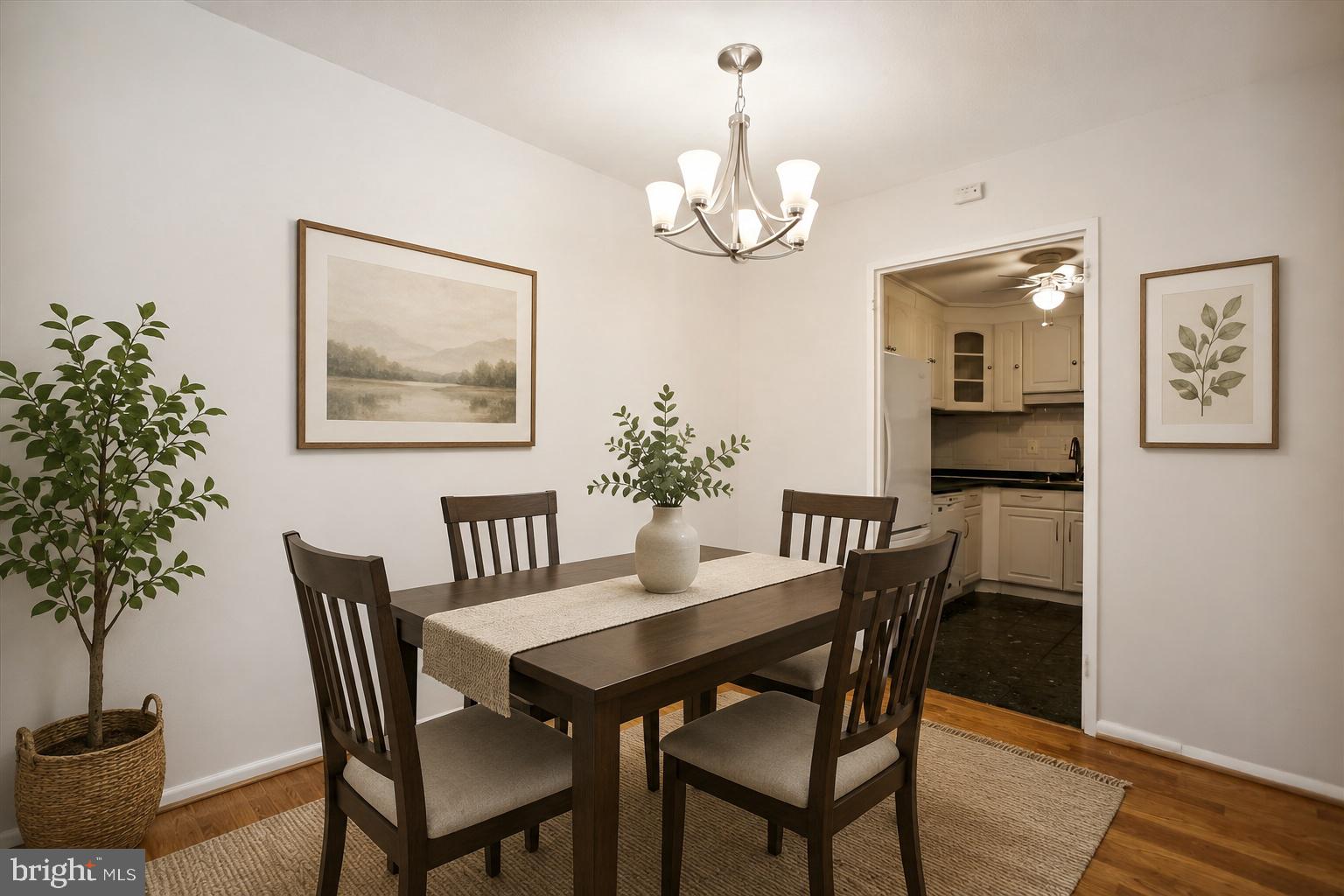 700 7th Street Southwest, Unit 211 Washington, DC 20024 - Photo 12 of 29 Dining room, virtually staged