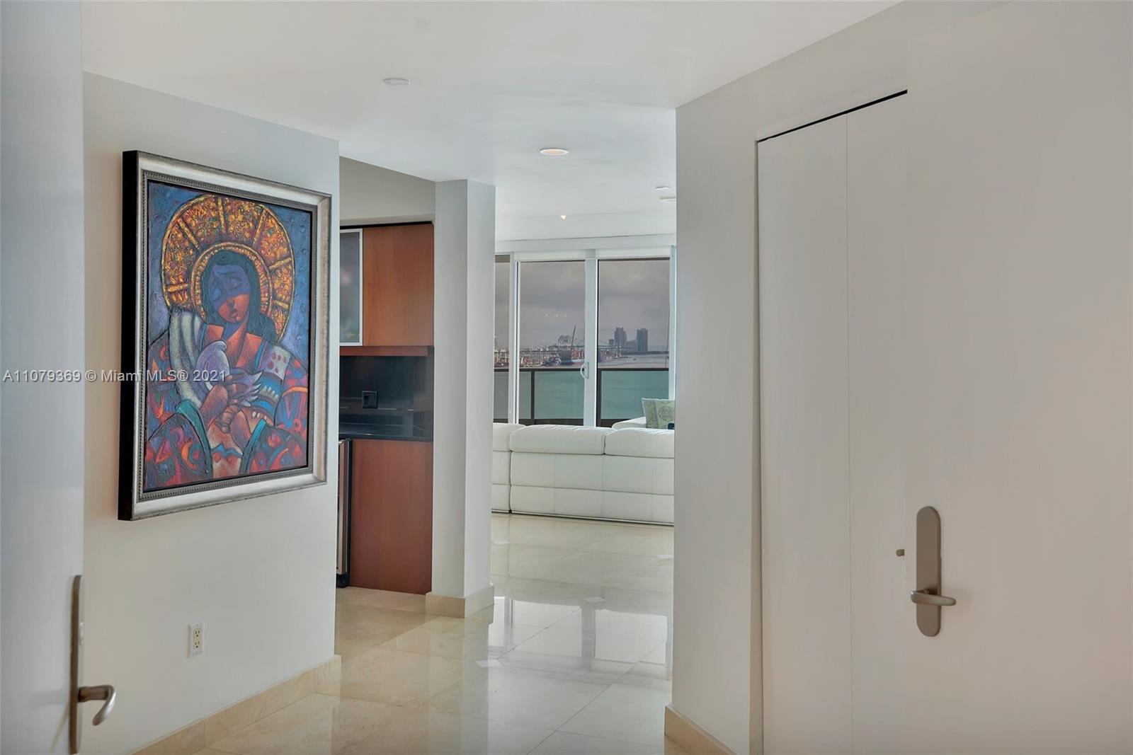 1331 Brickell Bay Drive, Unit 2401 Miami, FL 33131 - Photo 16 of 52 a view of painting on the wall