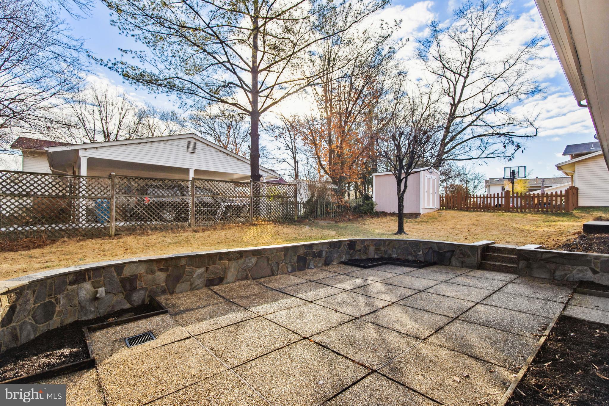6001 Meriwether Lane Springfield, VA 22150 - Photo 31 of 50 Patio w/Slate Walls
