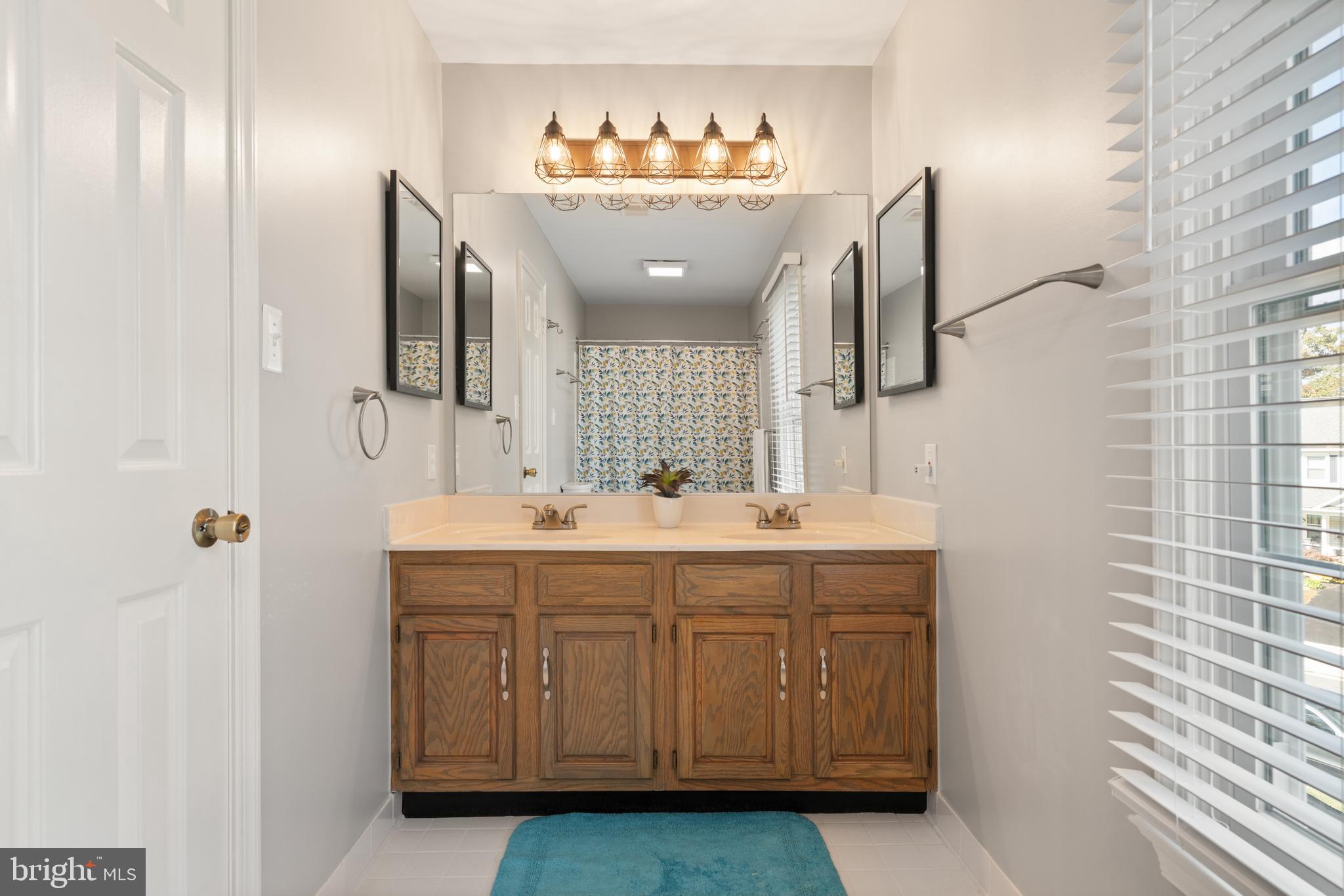 6218 Stonehunt Place Clifton, VA 20124 - Photo 26 of 37 a bathroom with a sink and a mirror