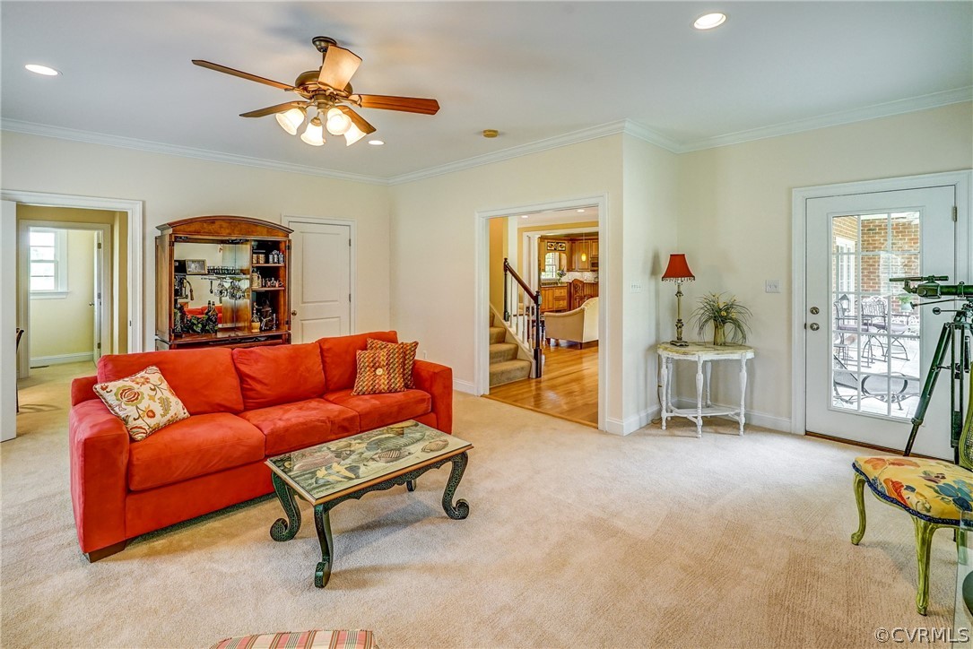 11351 Hillcrest Road Hanover, VA 23069 - Photo 21 of 48 a living room with furniture and a wooden floor