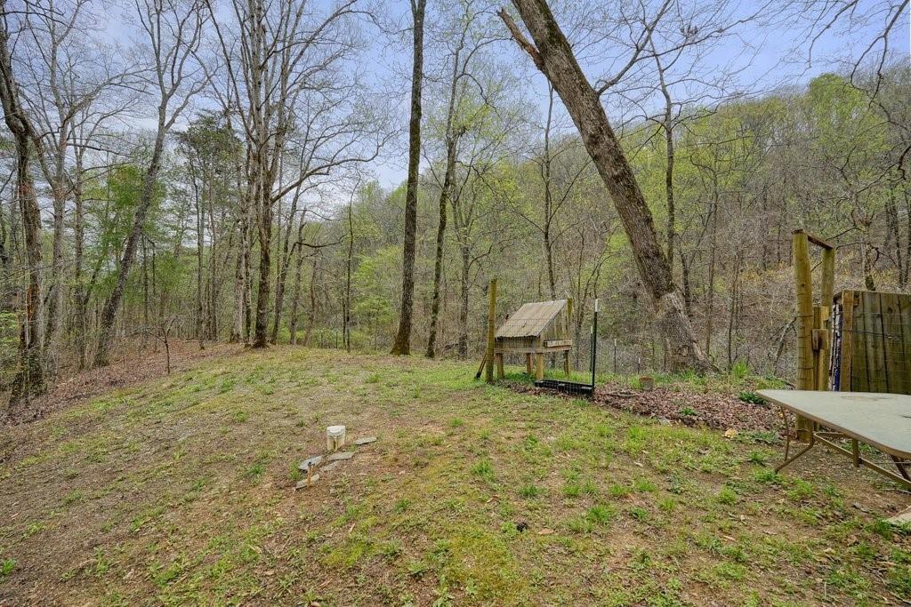 2232 Burnt Mountain Road Jasper, GA 30143 - Photo 48 of 50 a backyard of a house with table and chairs