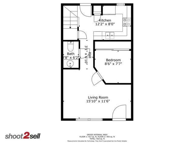 a picture of a room with a door and white