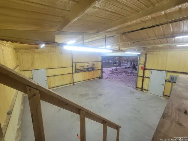 a view of room with stairs