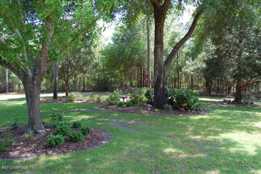 6675 Brooklyn Bay Road Keystone Heights, FL 32656 - Photo 4 of 16 a view of a backyard with large trees