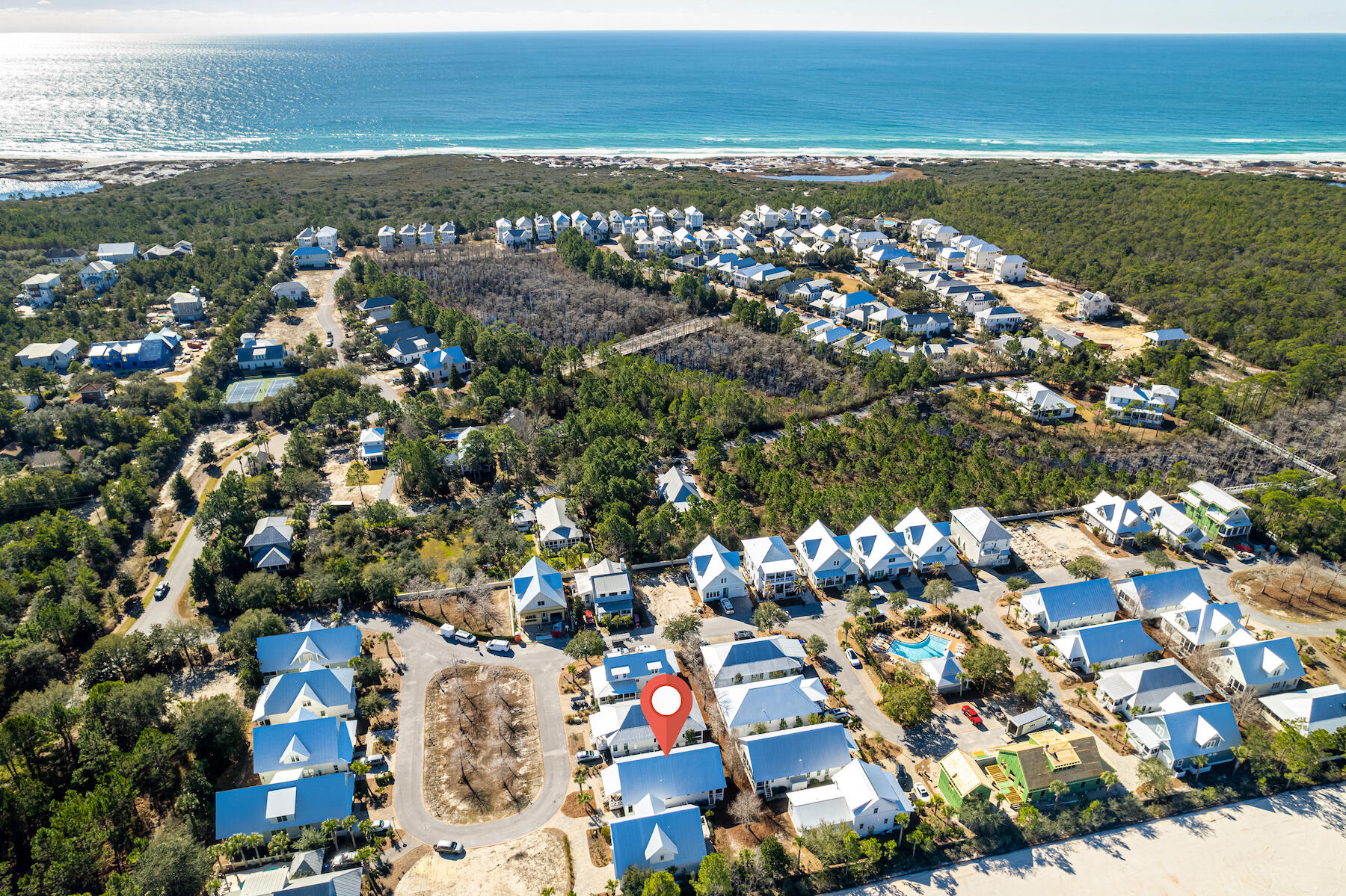 56 Cypress Drive Santa Rosa Beach, FL 32459 - Photo 35 of 61 an aerial view of multiple house