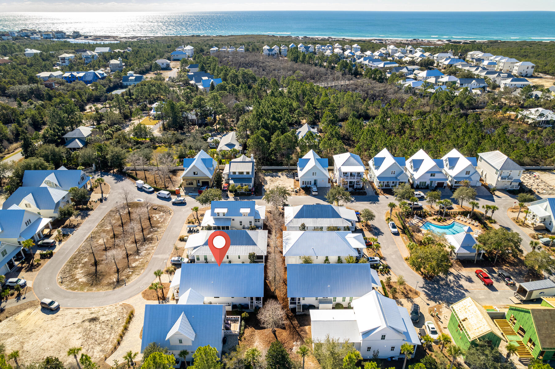 56 Cypress Drive Santa Rosa Beach, FL 32459 - Photo 37 of 61 an aerial view of multiple house