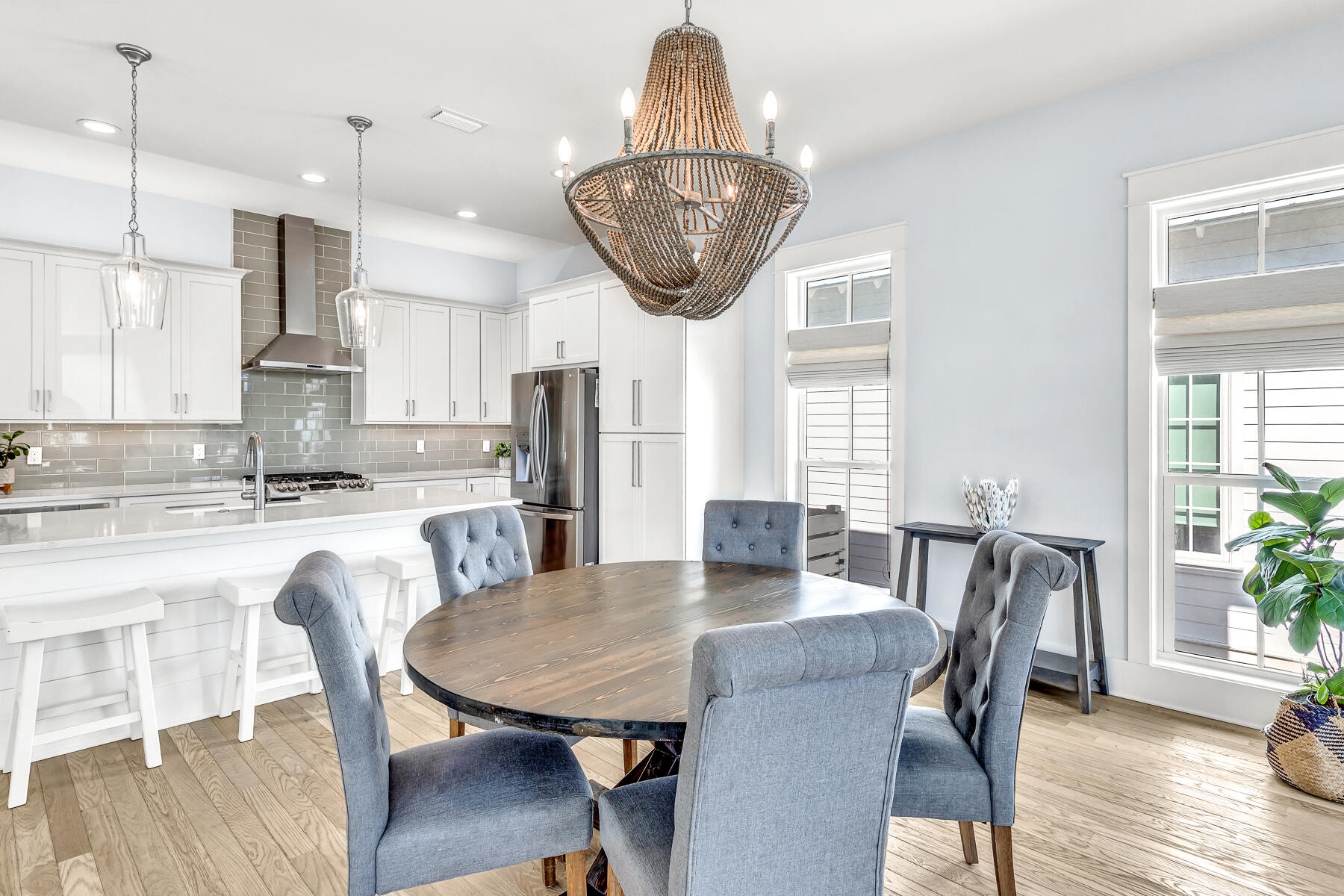 56 Cypress Drive Santa Rosa Beach, FL 32459 - Photo 10 of 61 a view of a dining room with furniture window and wooden floor