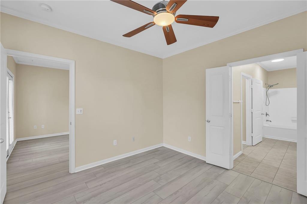 821 Ralph McGill Boulevard Northeast, Unit 3325 Atlanta, GA 30306 - Photo 25 of 54 wooden floor in an empty room