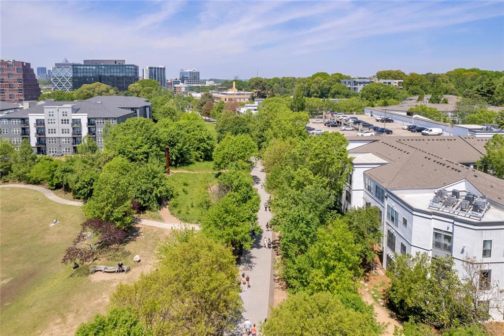 821 Ralph McGill Boulevard Northeast, Unit 3325 Atlanta, GA 30306 - Photo 46 of 54 a view of a city with tall buildings