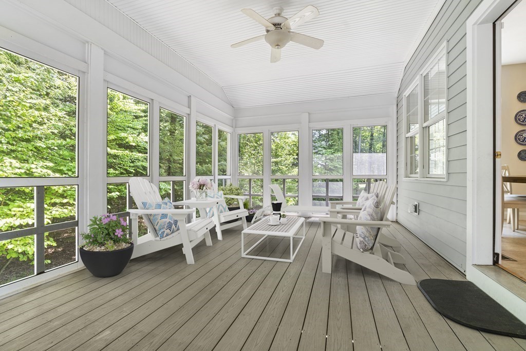 19 Village Road Pepperell, MA 01463 - Photo 33 of 41 a living room with furniture and large windows