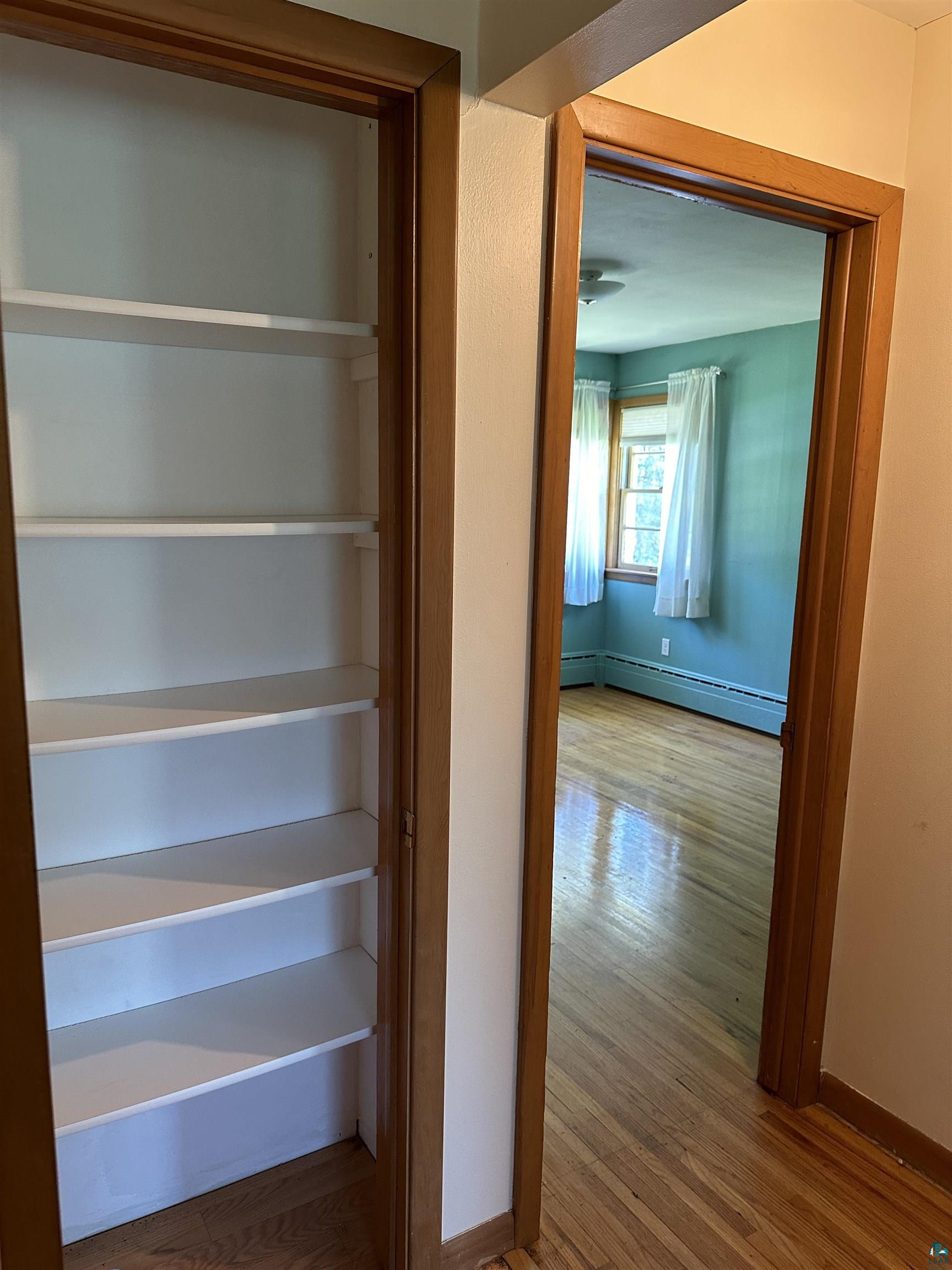 2309 Anderson Road Duluth, MN 55811 - Photo 18 of 36 Hallway closet, located across from bathroom and between the bedrooms.
