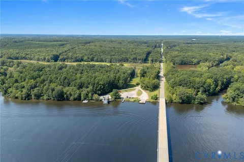 a view of lake from balcony