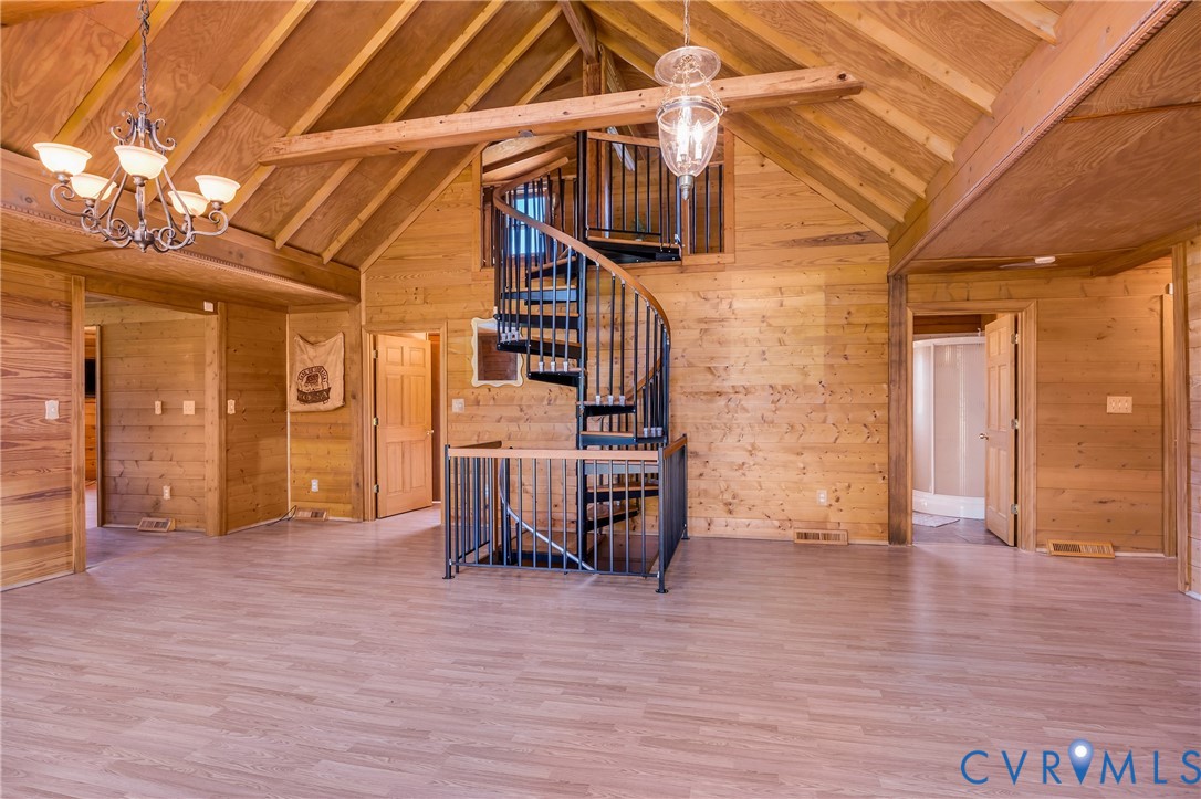 3000 Mineral Springs Road Boydton, VA 23917 - Photo 6 of 42 a view of a livingroom with wooden floor and furniture