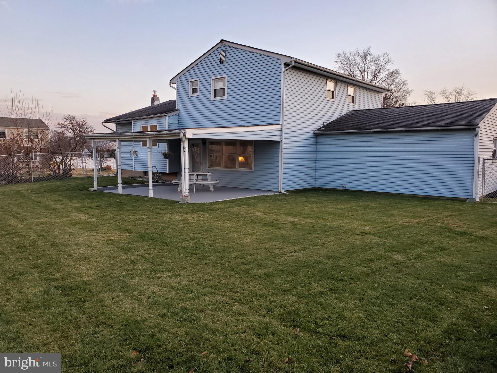 611 Drexel Road Fairless Hills, PA 19030 - Photo 8 of 30 View of Rear Yard, Patio & Garage