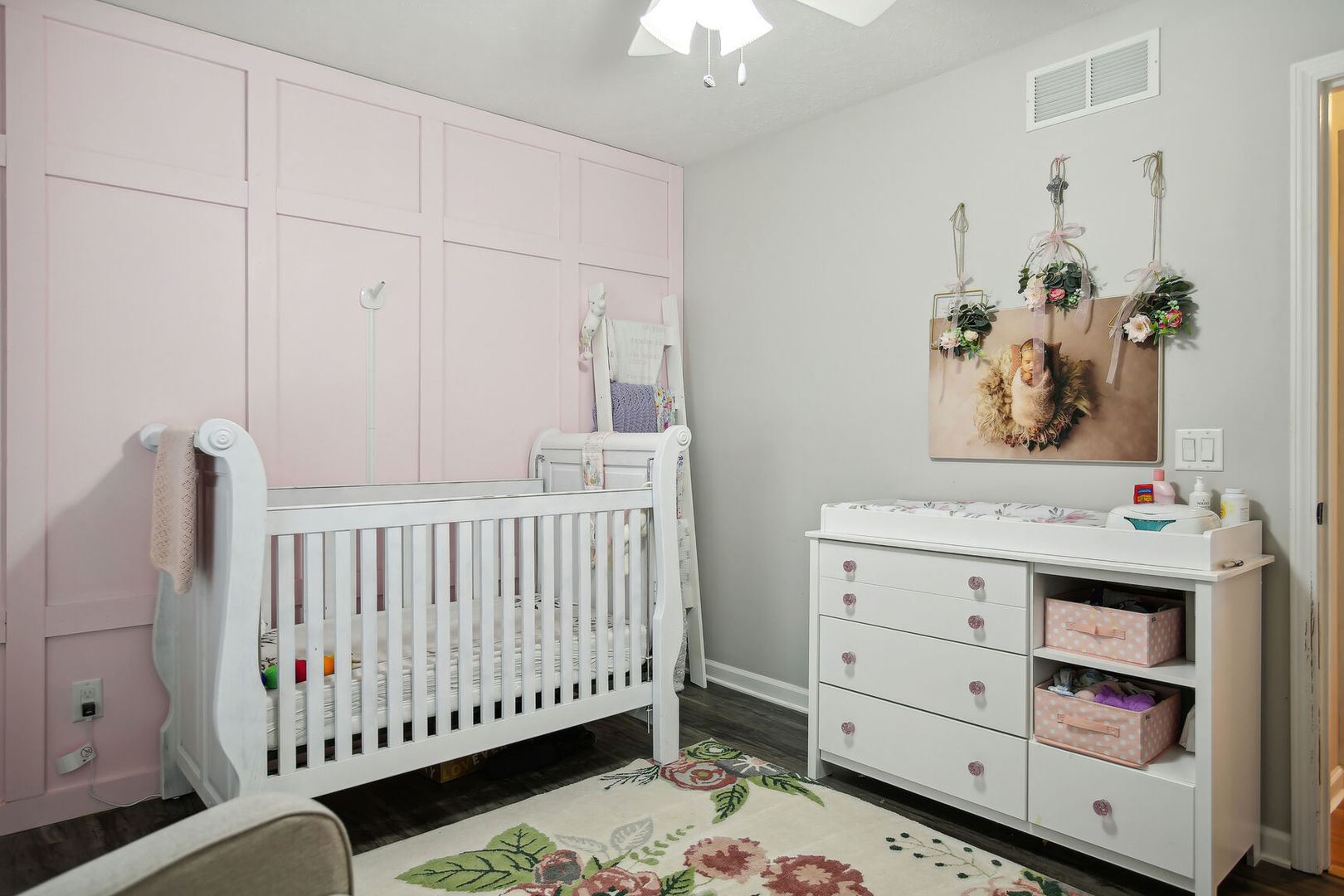 809 Lavender Drive Savoy, IL 61874 - Photo 19 of 27 a view of a bedroom with baby crib and dresser