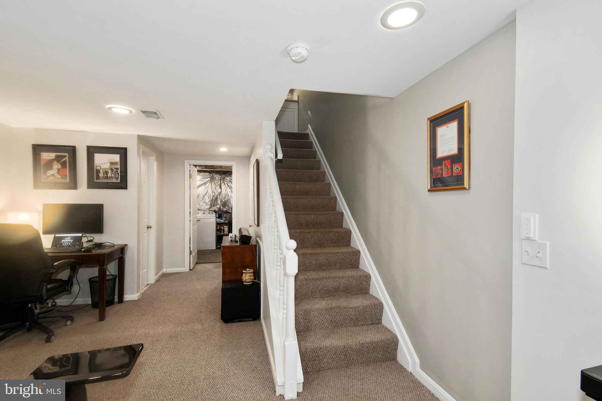 1203 Portner Road Alexandria, VA 22314 - Photo 32 of 40 Lower Level Media Room and Office