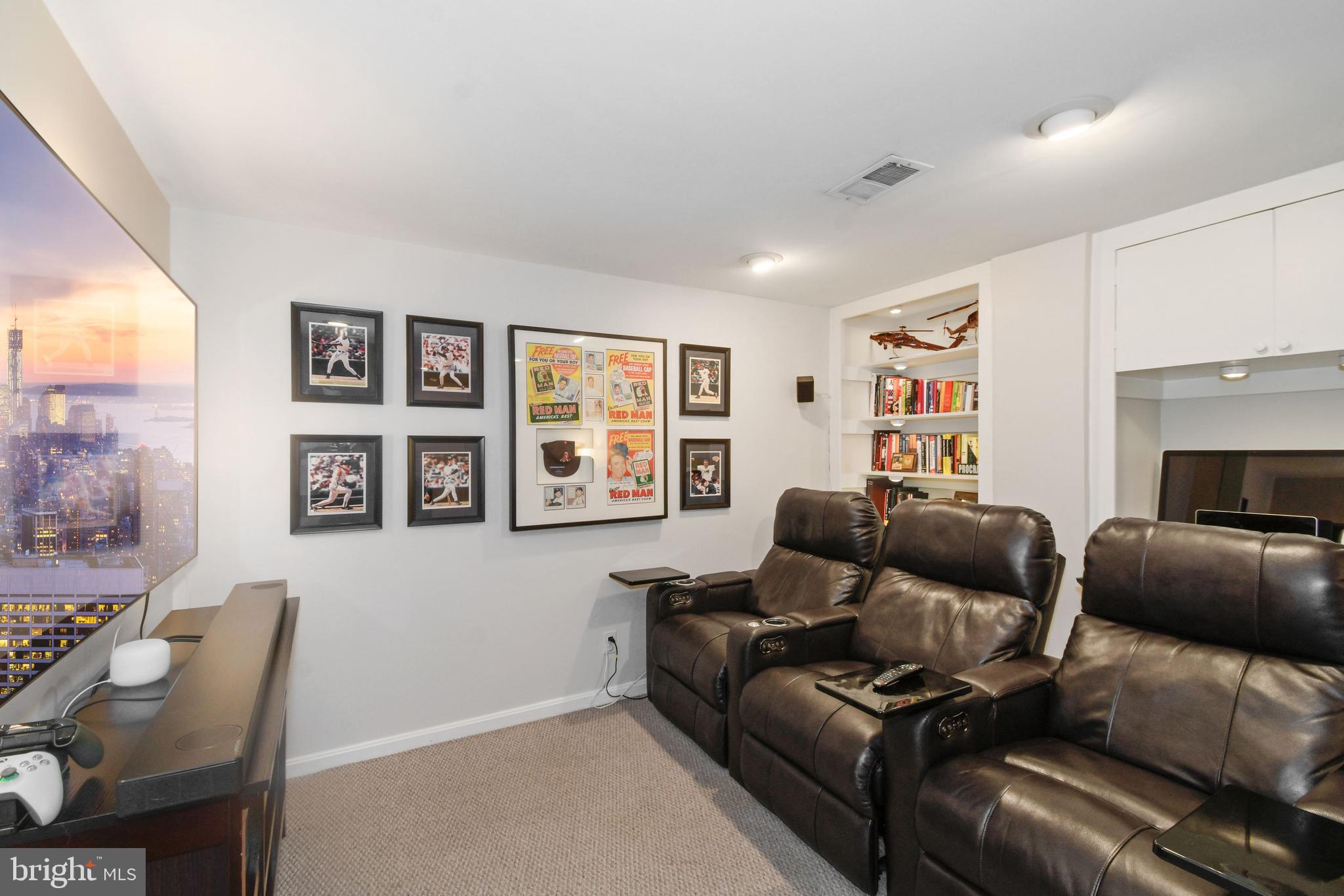 1203 Portner Road Alexandria, VA 22314 - Photo 33 of 40 Lower Level Media Room