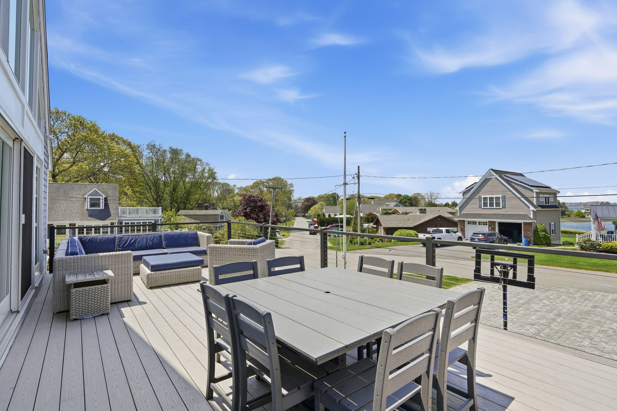 4 Cross Road Bourne, MA 02532 - Photo 40 of 47 a view of an outside dining space with furniture