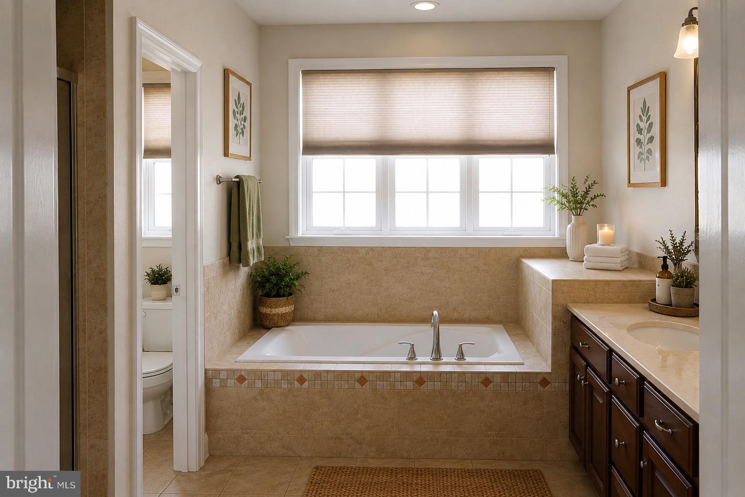19400 Front Street Leesburg, VA 20176 - Photo 15 of 20 Serene spa-like bathroom retreat.