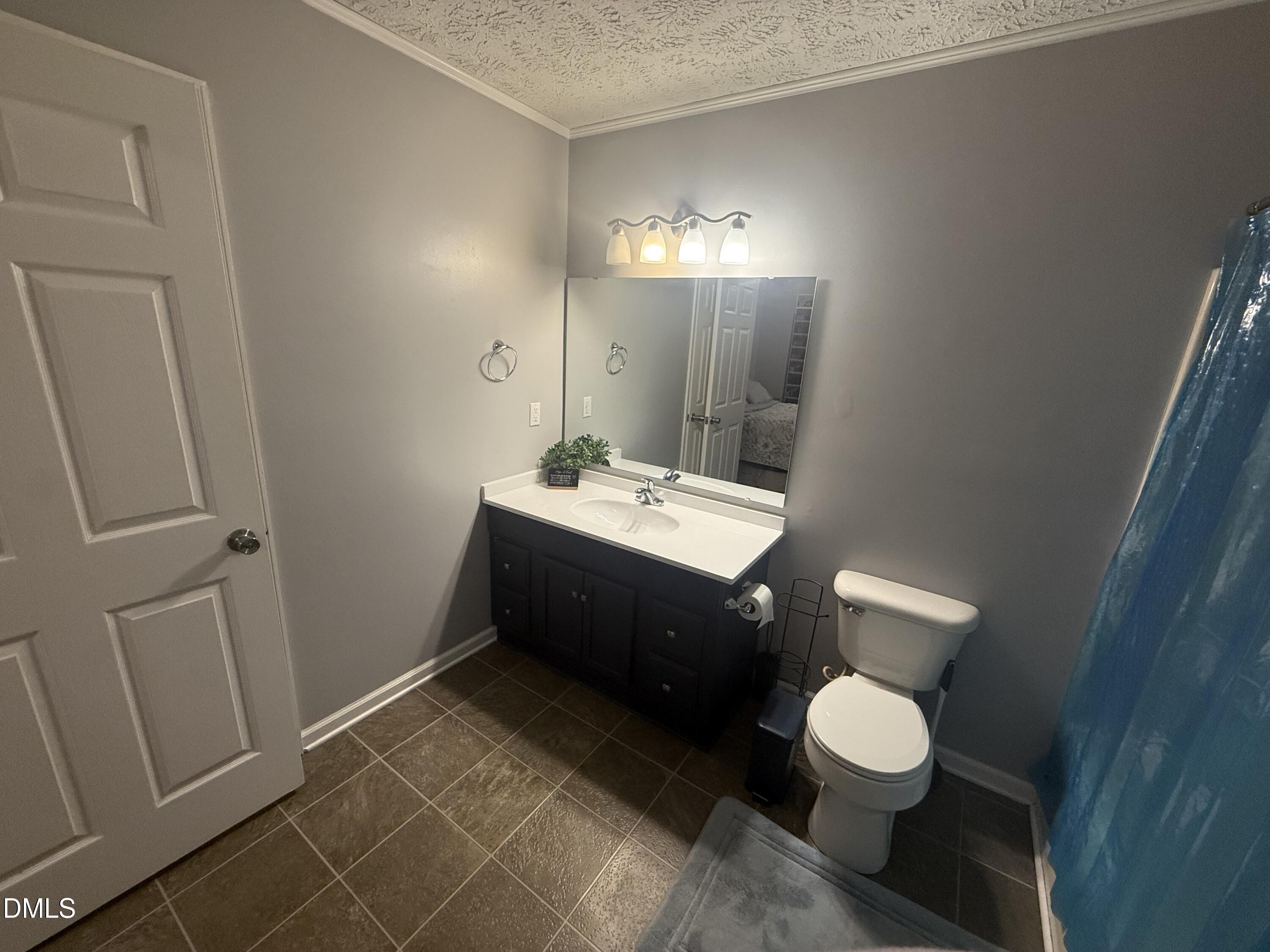 3792 McNeill Hobbs Road Bunnlevel, NC 28323 - Photo 12 of 14 a bathroom with a sink toilet and vanity