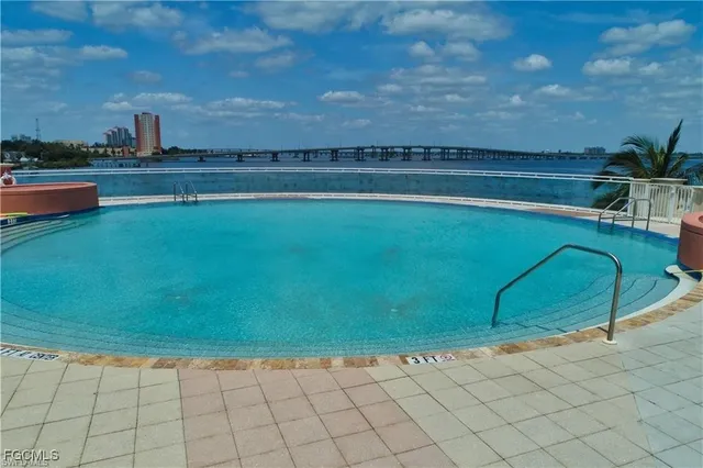 a view of a swimming pool