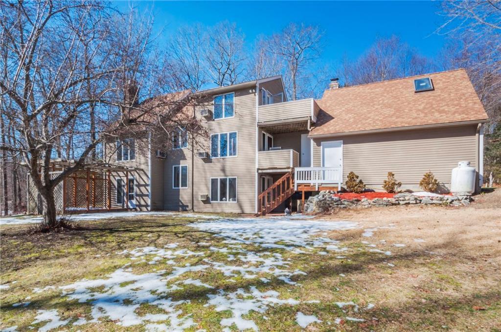 2 Mallard Point Columbia, CT 06237 - Photo 1 of 1 Exterior Back with Decks & Arbor