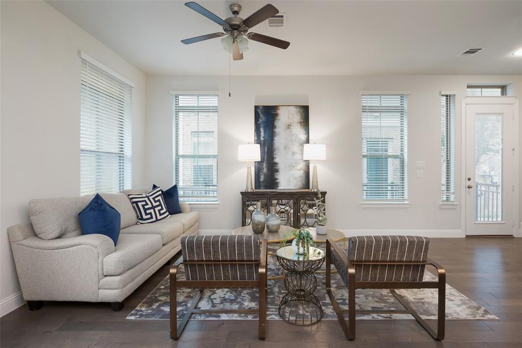 1115 Manacor Lane Dallas, TX 75212 - Photo 6 of 28 a living room with furniture and a window