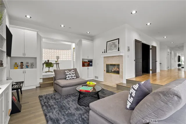 a view of bathroom with sink and mirror