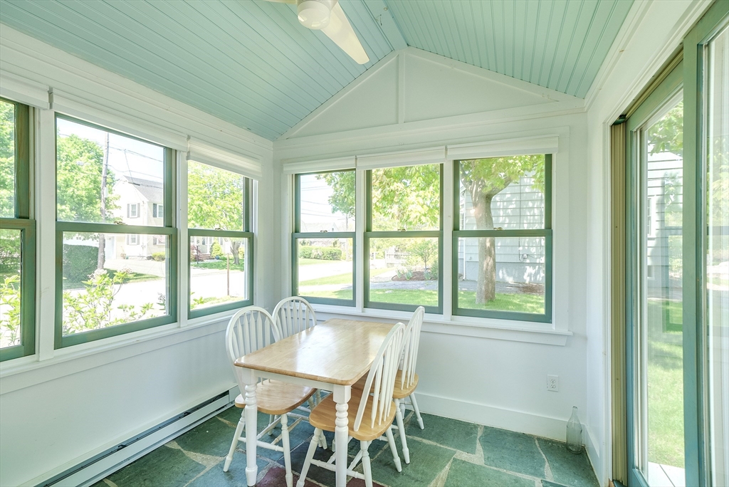 18 Smith Road Rockport, MA 01966 - Photo 13 of 28 a dining room with furniture and windows