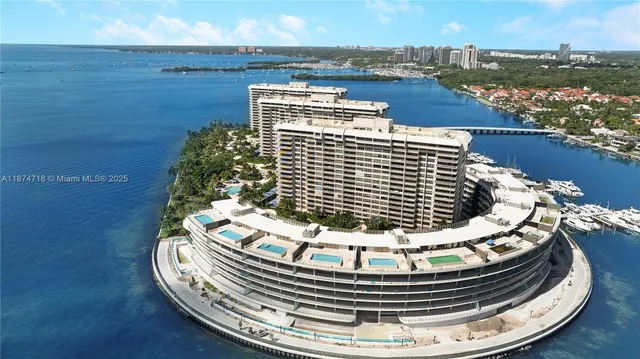 a view of dining room and lake view