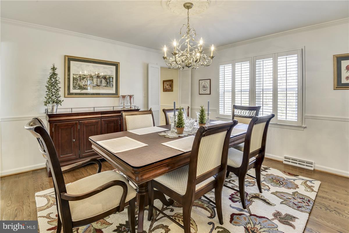 2833 Rifle Ridge Road Oakton, VA 22124 - Photo 3 of 30 Dining Room with Hardwood Floors