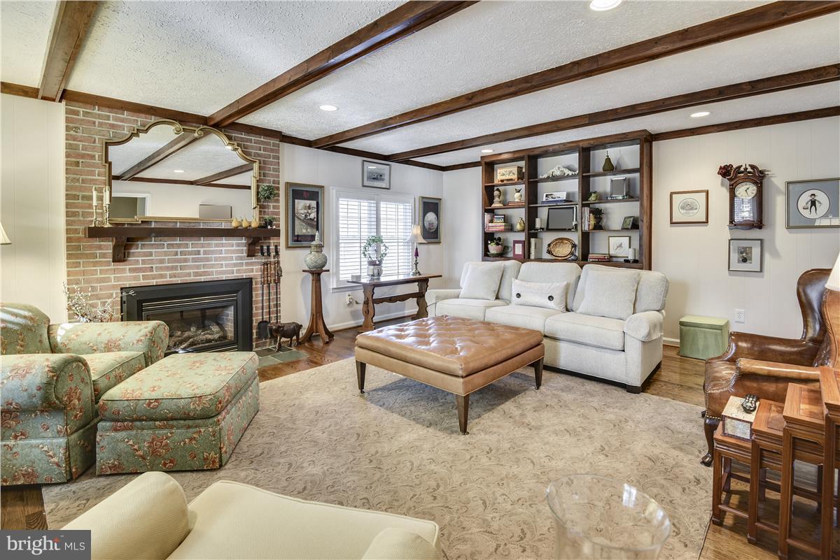 2833 Rifle Ridge Road Oakton, VA 22124 - Photo 8 of 30 Family Room with Beamed Ceilings