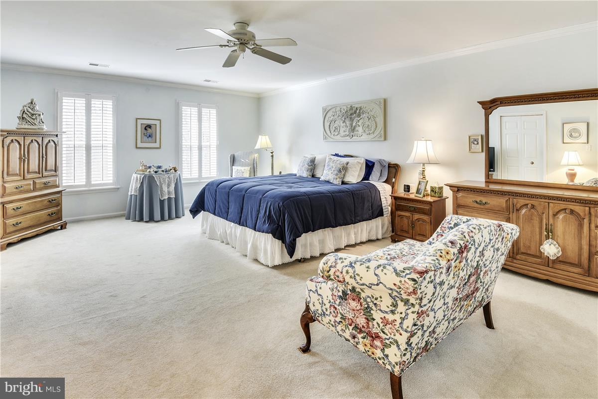 2833 Rifle Ridge Road Oakton, VA 22124 - Photo 10 of 30 Luxury Master Bedroom with Hardwood Under Carpet