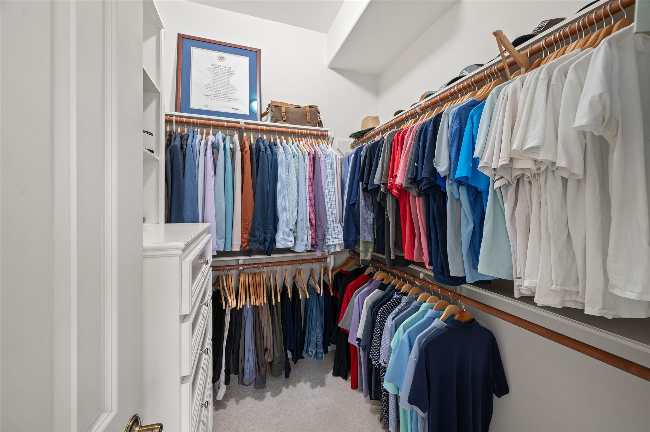 13622 Ashley Run Houston, TX 77077 - Photo 19 of 39 Second closet in primary bathroom with dresser