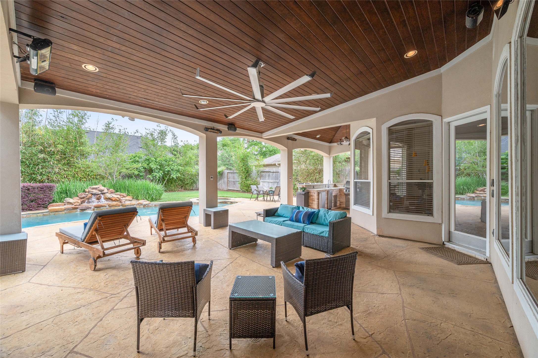 13622 Ashley Run Houston, TX 77077 - Photo 30 of 39 Heaters also make the patio usable in the winter