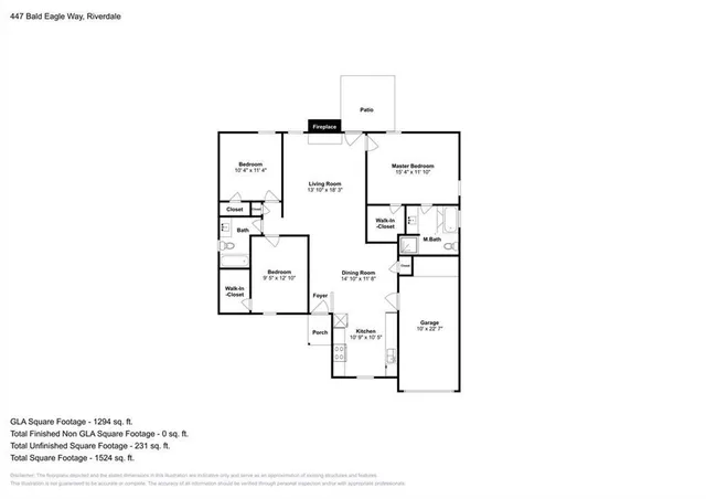 $1,695 | 447 Bald Eagle Way, Riverdale, GA 30274
