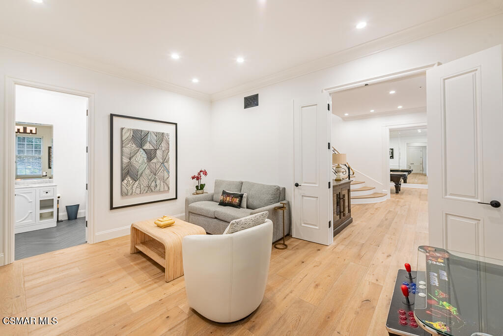 508 West Stafford Road Thousand Oaks, CA 91361 - Photo 29 of 35 a living room with furniture and a wooden floor