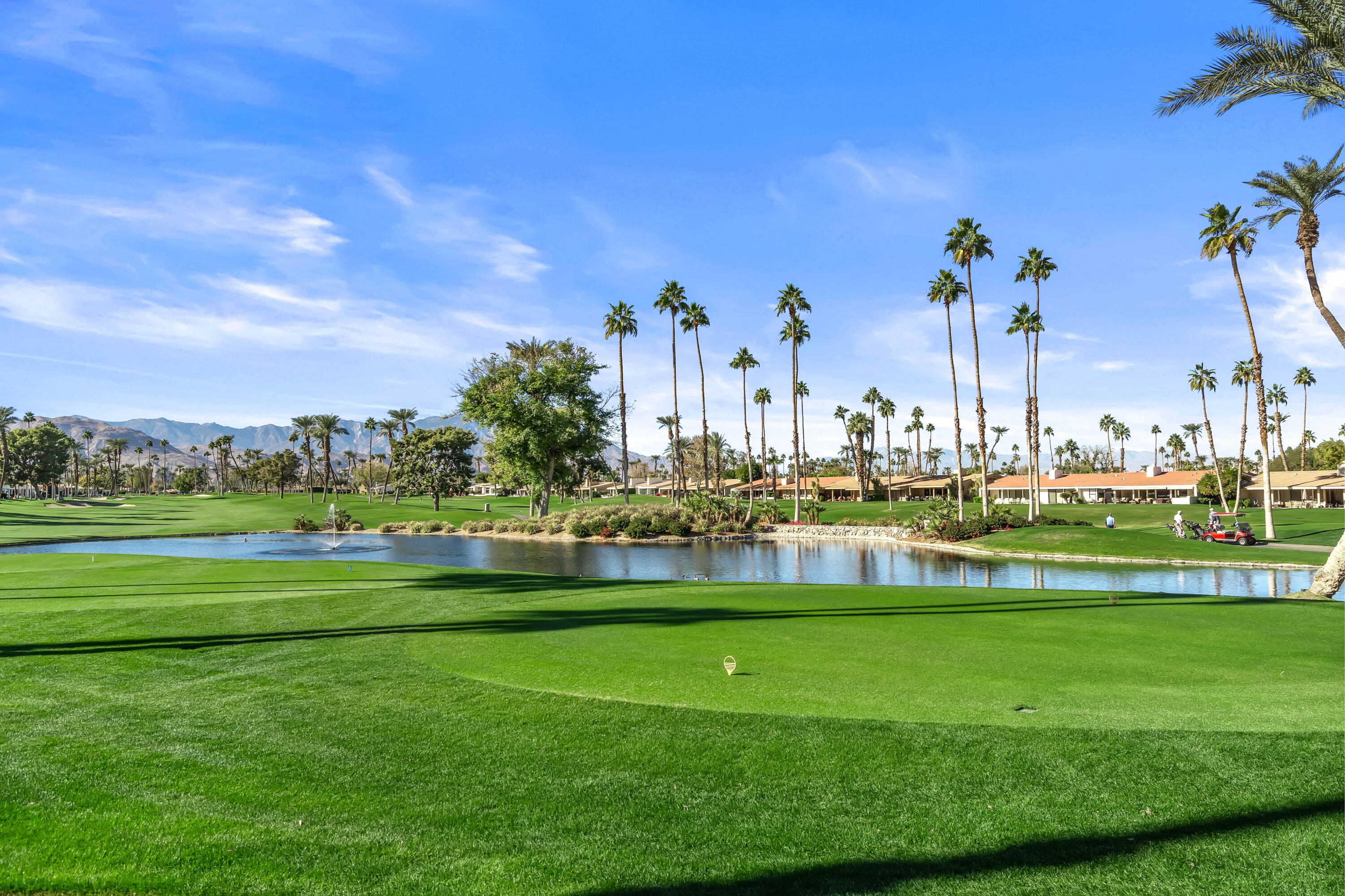 75762 Vista Del Rey Indian Wells, CA 92210 - Photo 3 of 49 a view of a big yard with palm trees