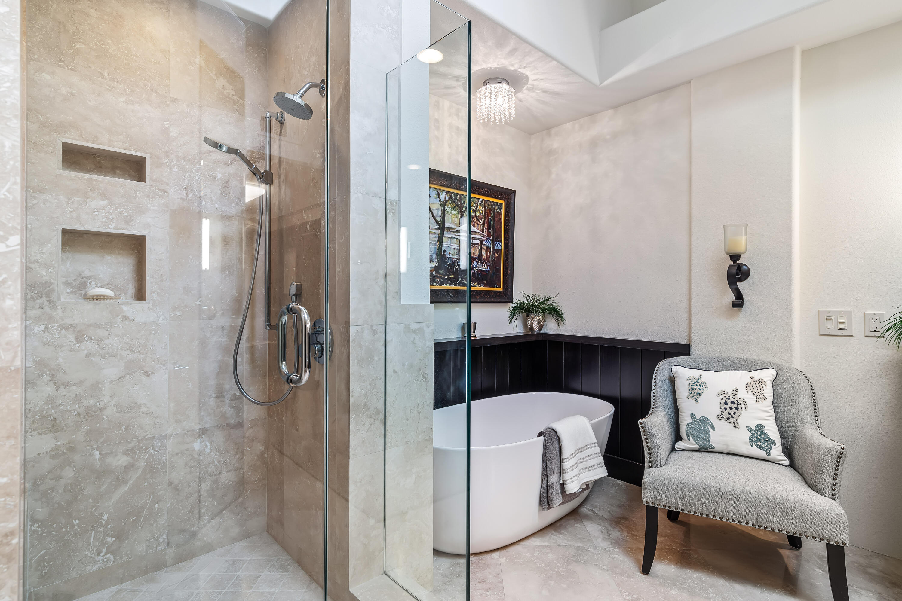 75762 Vista Del Rey Indian Wells, CA 92210 - Photo 36 of 49 a bathroom with a bathtub and shower